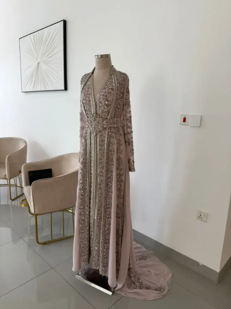 baby purple abaya
