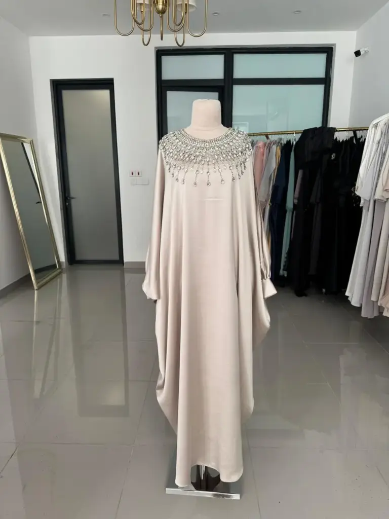 beige & crystal