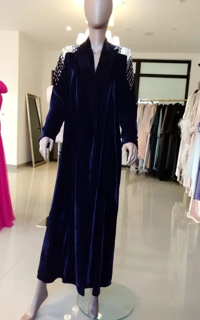 velvet navy blue