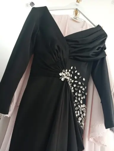 black crystal dress--