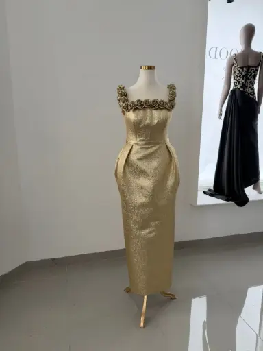 [DR10017] gold & flowers